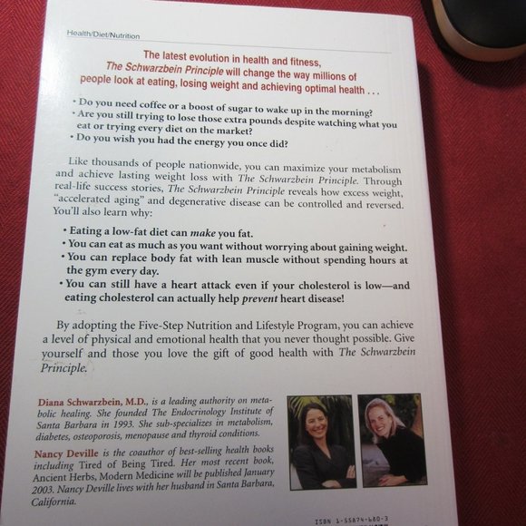 NOS "The schwarzbein Principle" SC 1st ed. - Picture 2 of 3